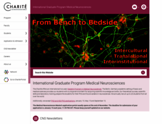 medical-neurosciences.charite.de screenshot