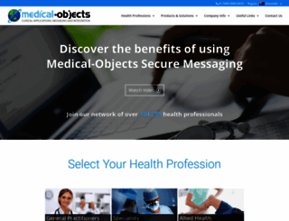 medical-objects.com.au screenshot
