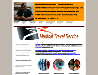 medical-travel-service.com screenshot