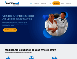 medicalaidsearch.co.za screenshot