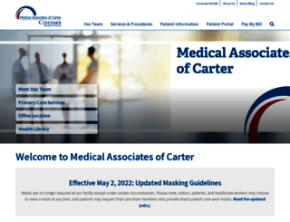 medicalassociatesofcarter.com screenshot