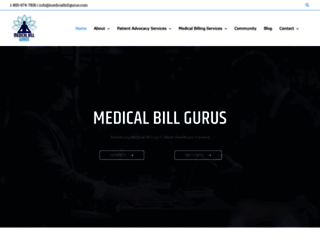 medicalbillgurus.com screenshot