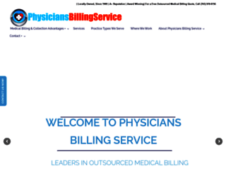 medicalbillingandcollection.com screenshot