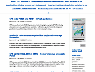medicalbillingcptmodifiers.com screenshot