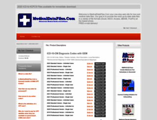 medicaldatafiles.com screenshot