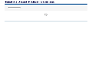 medicaldecisionu.sawtoothsoftware.com screenshot