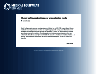 medicalequipmentbiomed.com screenshot