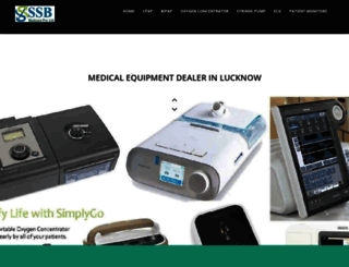 medicalequipmentsdealer.in screenshot