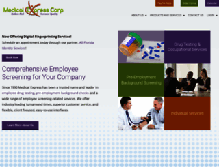 medicalexpresscorp.com screenshot