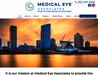 medicaleyeassociates.com screenshot