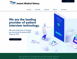 medicalhistory.com screenshot