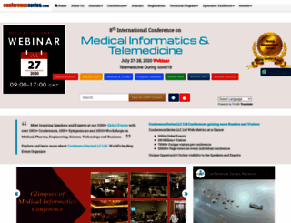 medicalinformatics.healthconferences.org screenshot