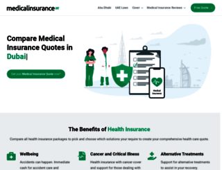 medicalinsurance.ae screenshot