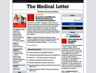 medicalletter.org screenshot