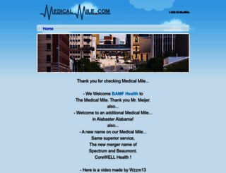medicalmile.com screenshot
