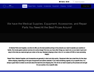 medicalpartsandsupplies.com screenshot