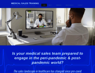 medicalsalestraining.com screenshot