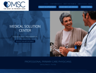 medicalsolutioncenter.com screenshot