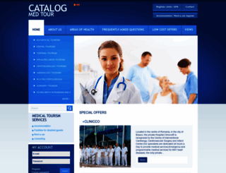 medicaltourism.catalogmedtour.com screenshot
