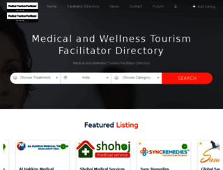 medicaltourismfacilitator.com screenshot
