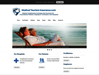 medicaltourisminsurance.com screenshot