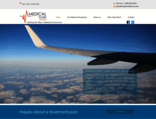 medicaltourscostarica.com screenshot
