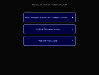medicaltransportco.com screenshot