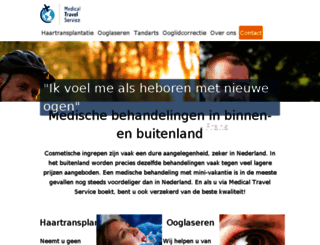 medicaltravelservice.nl screenshot