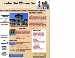 medicalurgentcareclinics.com screenshot