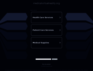 medicalvirtualreality.org screenshot