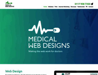 medicalwebdesigns.co.uk screenshot