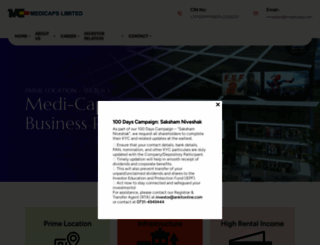 medicaps.com screenshot