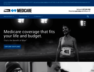 medicare.horizonblue.com screenshot