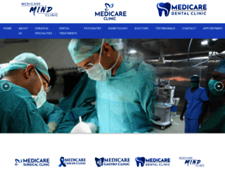 medicareclinic.in screenshot