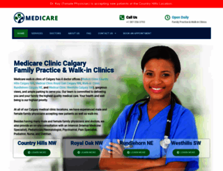 medicareclinic.org screenshot