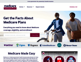 medicarehealthplans.com screenshot