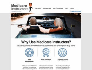 medicareinstructors.com screenshot
