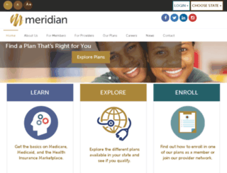 medicaremeridian.com screenshot