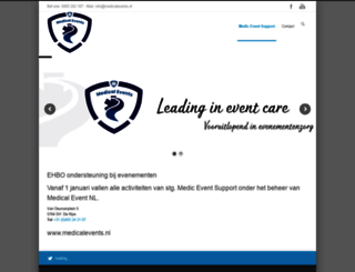 mediceventsupport.nl screenshot