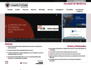 medicina.ucm.es screenshot