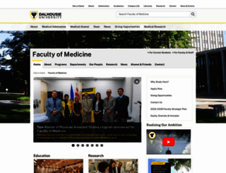 medicine.dal.ca screenshot