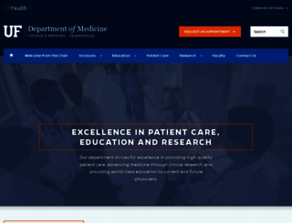 medicine.med.jax.ufl.edu screenshot