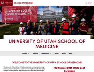 medicine.utah.edu screenshot