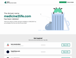 medicine2life.com screenshot