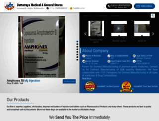 medicineexporter.com screenshot