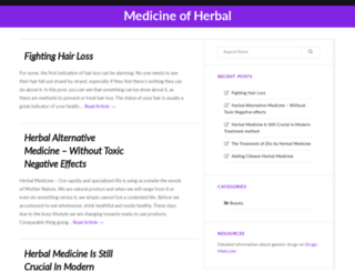 medicineofherbal.com screenshot