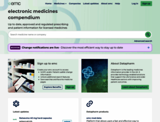 Access medicines.org.uk. Home - electronic medicines compendium (emc)