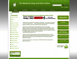 medicineshopandclinic.com screenshot