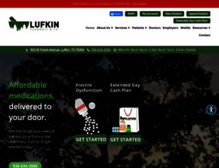 medicineshoppelufkin.com screenshot