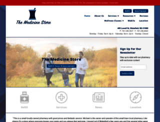 medicinestorewakefield.com screenshot
